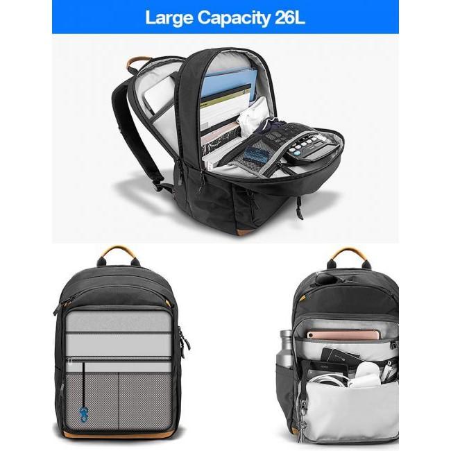 BALO TOMTOC (USA) TRAVEL BACKPACK FOR ULTRABOOK 15’22L BLACK-A76-E01D