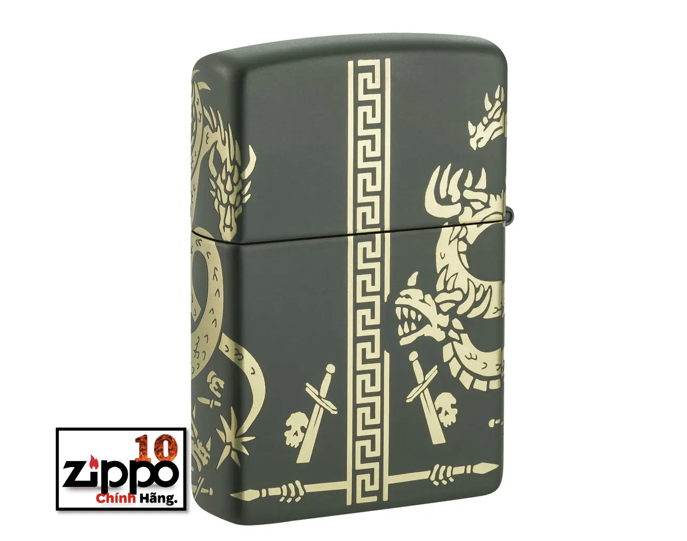 Bật lửa ZIPPO 48907 Dragon Design - Chính hãng 100%