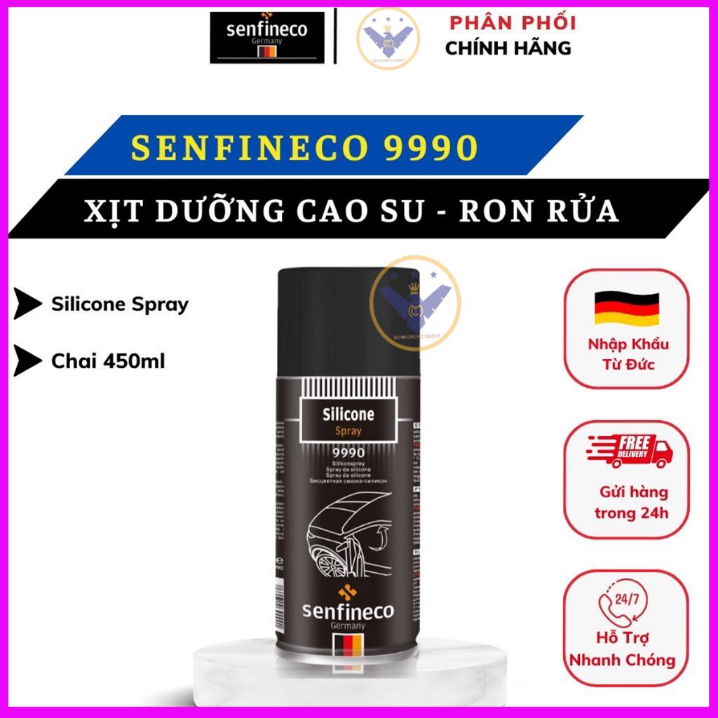 Xịt dưỡng làm mềm ron cao su Senfineco 9990 Silicone Spray - 450ml