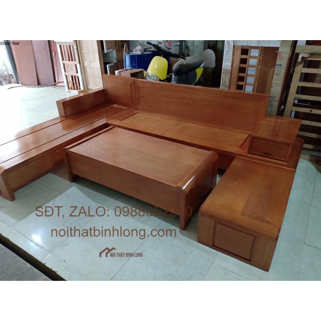 Bộ bàn ghế gốc lớn gỗ sồi