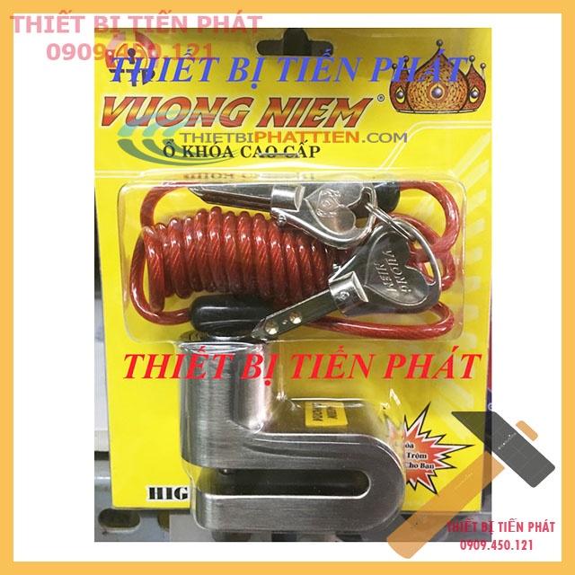 Ổ Khóa Đĩa Lớn Tặng Kèm Dây Khóa Cổ Tay Xuống Đĩa Siêu An Toàn Chống Trộm