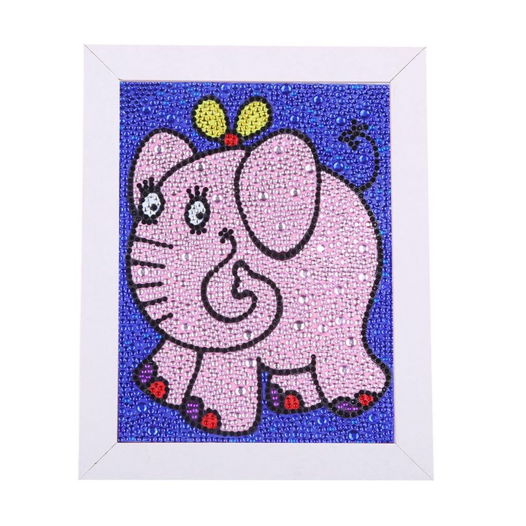 Full Drill Diamond Painting Kits for Kids and Beginners DIY Paint by Numbers Handmade Mosaic Phone Sticker Arts and Crafts