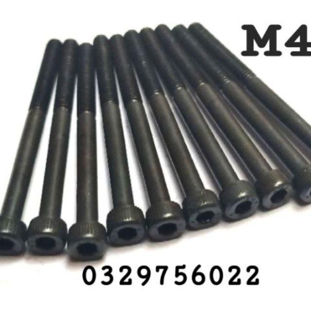 Lục giác chìm thép đen M4x50 túi 50 pcs