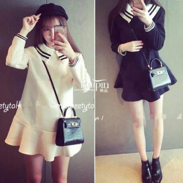 Đầm len, đầm nữ, đầm cổ len, đầm đuôi cá, đầm đuôi tôm