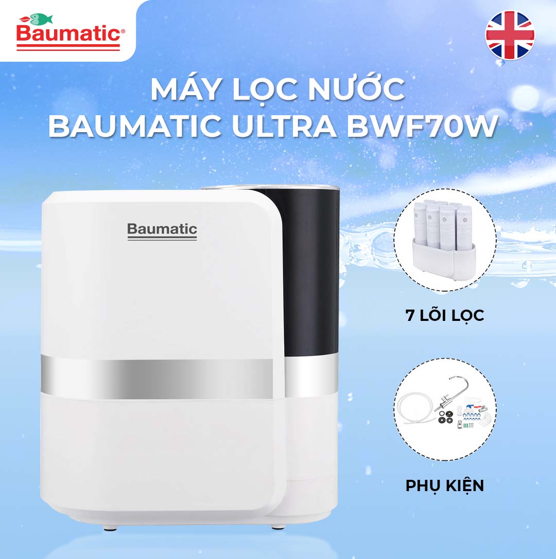 Máy lọc nước Ultra Baumatic BWF70W - Thương hiệu của Anh 