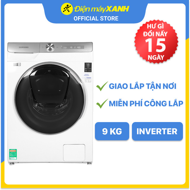 Máy giặt Samsung Inverter 9 Kg WW90TP54DSH/SV - Hàng chính hãng(Giao Toàn Quốc)