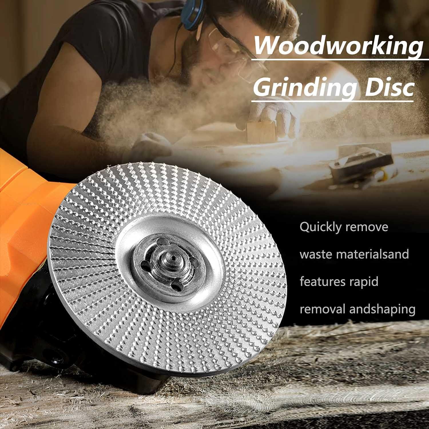 2 Cái Góc Mài Mòn Đĩa Bánh Xe, Gỗ Góc Đĩa Khắc Gỗ Nhám Mài Đĩa Cho 3.9 Inch / 100 Mm