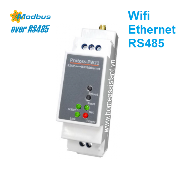 Bộ Định Tuyến Wifi Và Ethernet Sang RS485 Modbus Elfin PW21