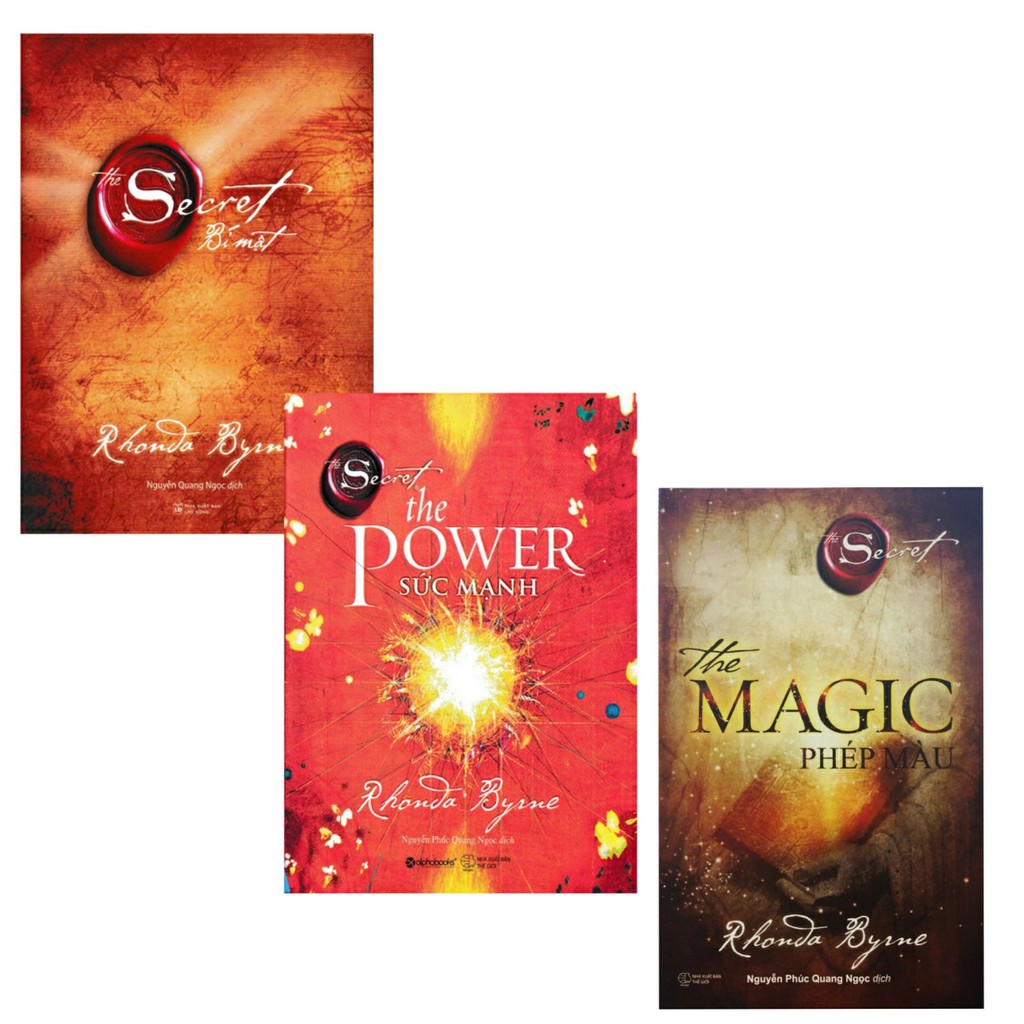 Combo 3 quyển The Secret bí mật + The Secret the Power-sức mạnh + The Magic Phép màu