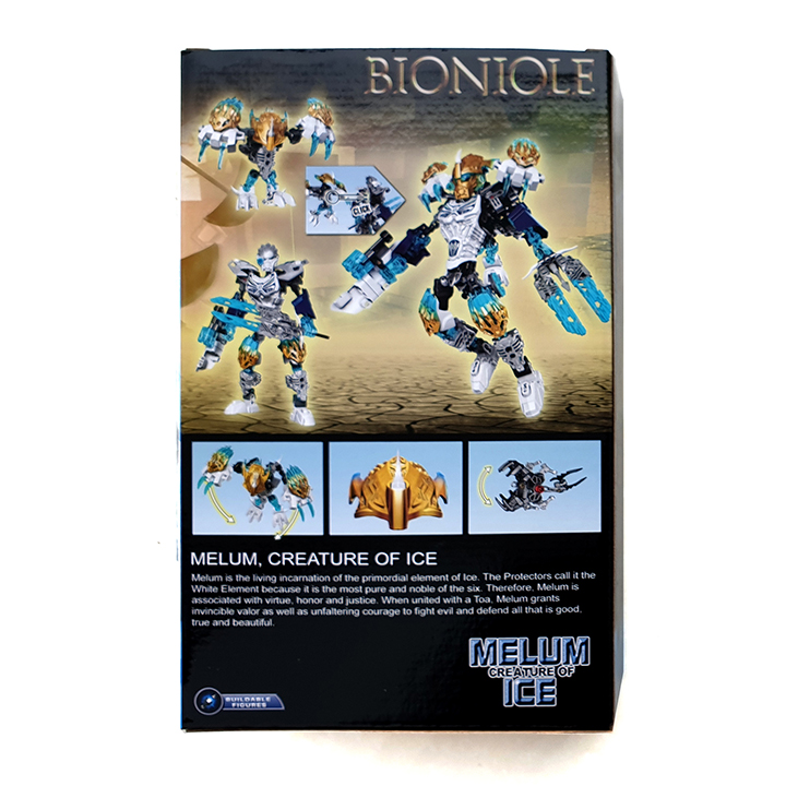 Mô hình Robot tự lắp ráp Bionicle 609-6 Melum Ice - Đồ chơi sáng tạo