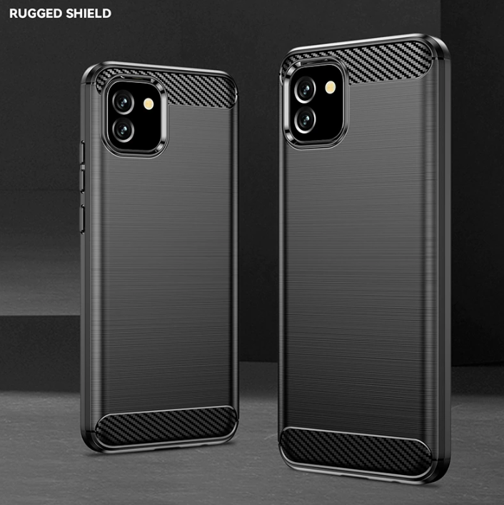 Ốp lưng chống sốc Vân Sợi Carbon cho Samsung Galaxy A03 - Hàng nhập khẩu