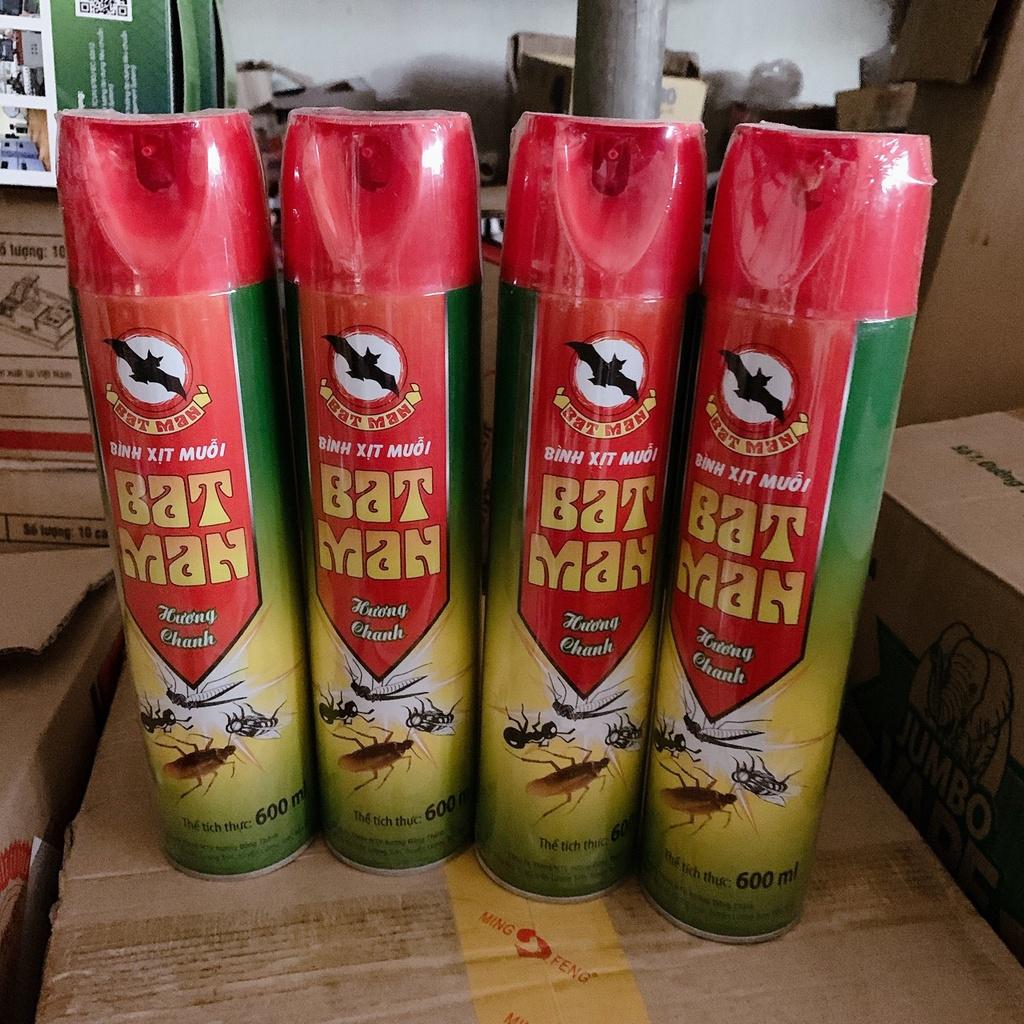 Bình xịt muỗi côn trùng Batman hương chanh