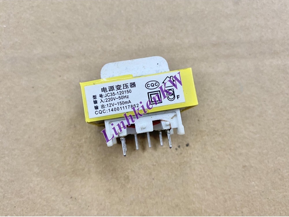 Biến áp nguồn 12v 150ma chân cắm