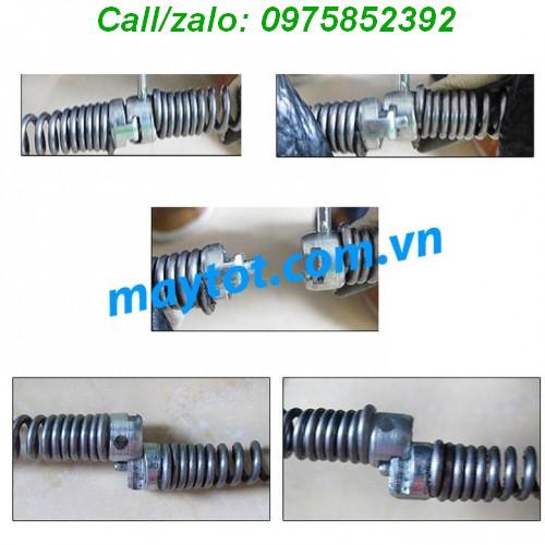 Dây thông tắc cống dùng cho máy khoan