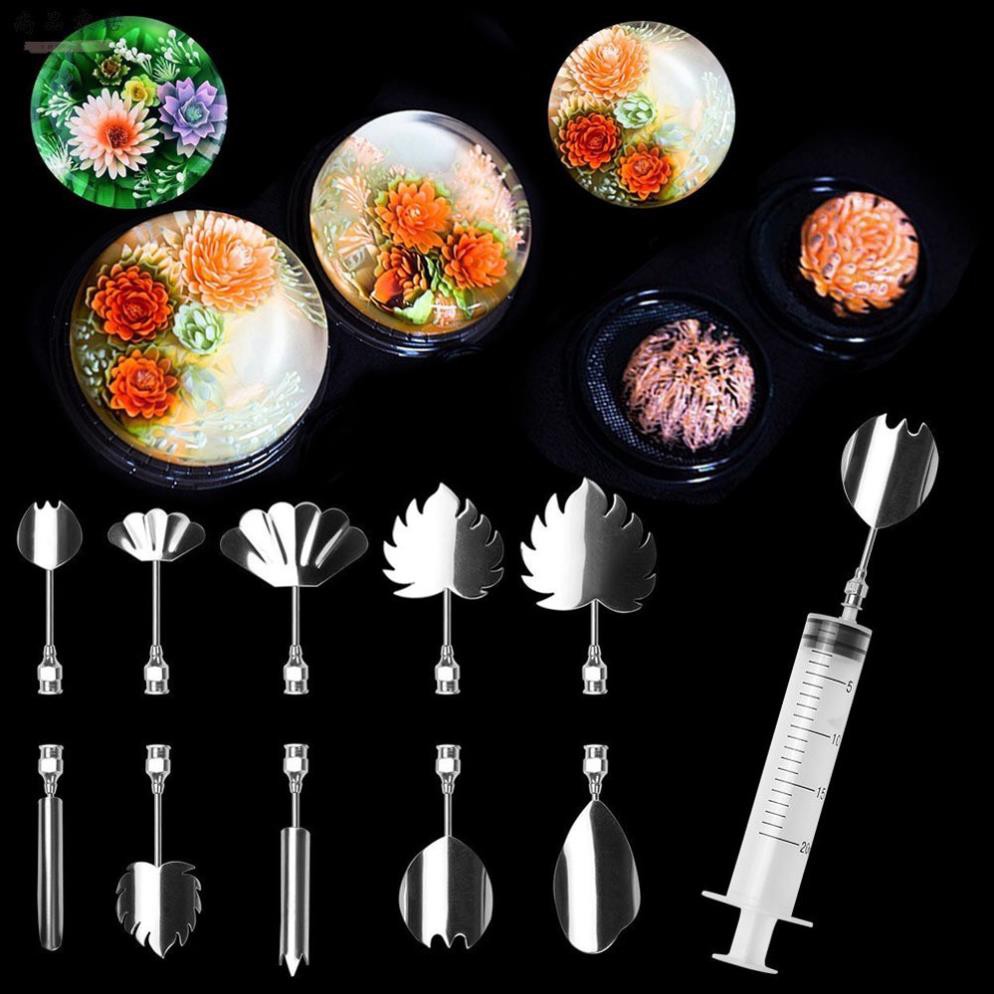 DỤNG CỤ LÀM THẠCH RAU CÂU 3D - 10 MÓN
