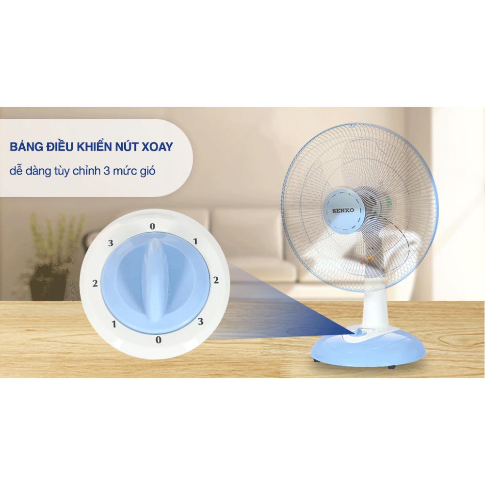 Quạt bàn Senko 3 cánh B1612 47W - Hàng Chính Hãng