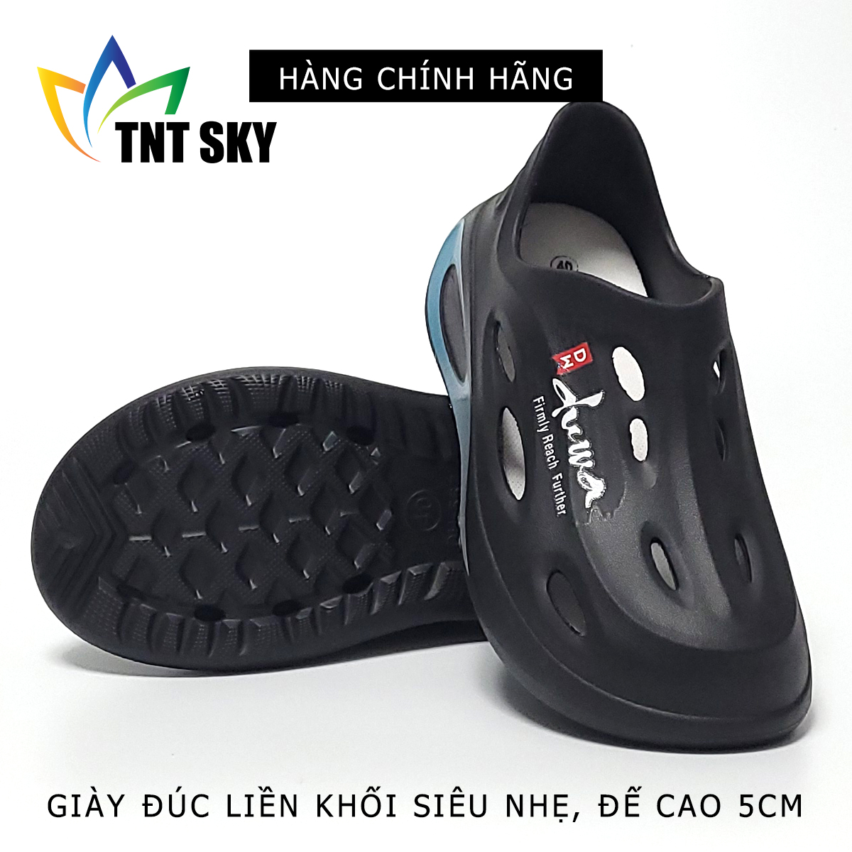 Giày Nam Đúc Liền Khối Siêu Nhẹ Đế Cao 5CM - Hàng Chính Hãng - TK567