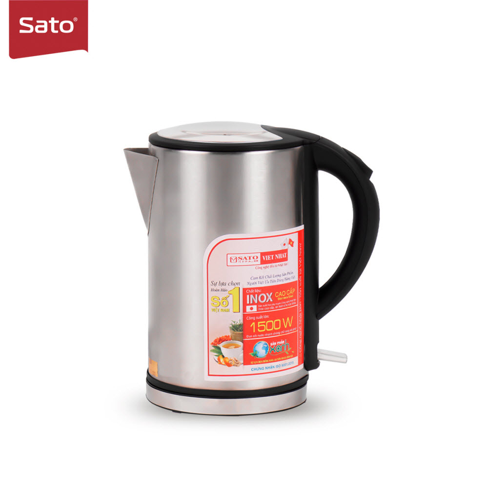 Ấm siêu tốc SATO 17ST12 1.8L - Hàng chính hãng