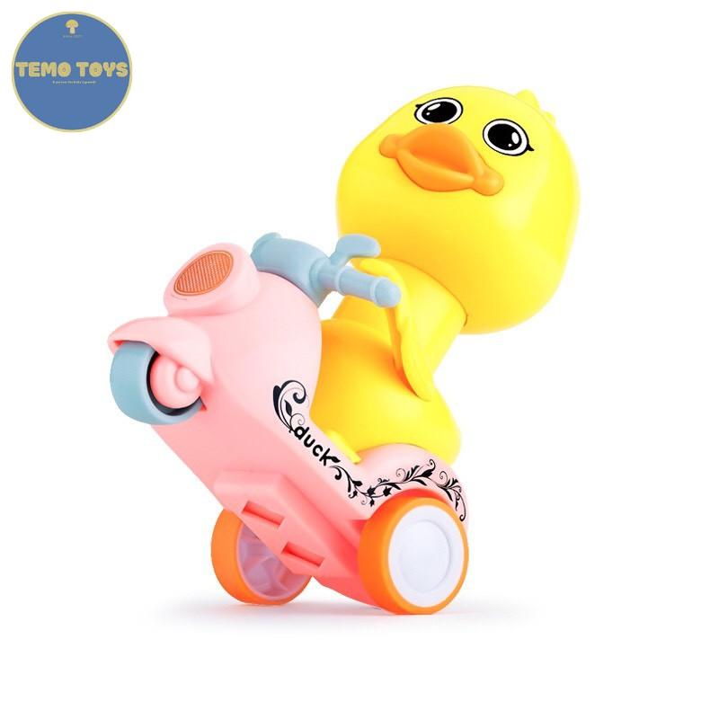 Đồ Chơi Vịt Con Đi Xe Máy Đáng Yêu Đồ chơi mô tô cho bé