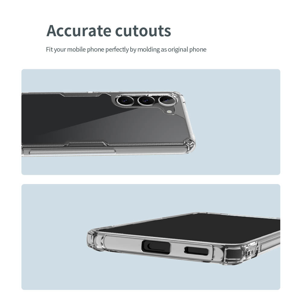 Ốp lưng TPU chống sốc cho Samsung Galaxy S23 / S23 Plus / S23 Ultra hiệu Nillkin Nature TPU Pro Case - hàng nhập khẩu