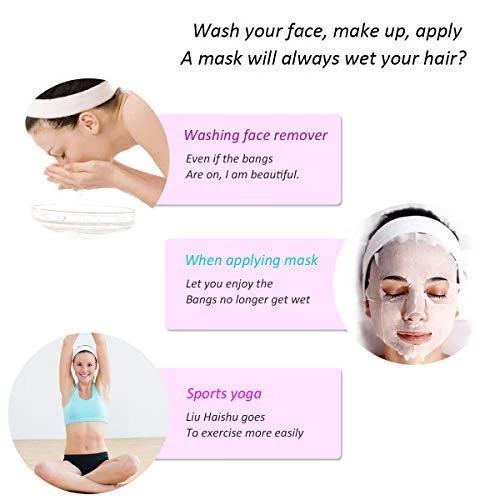 Băng Đô Bản Rộng Có Thể Điều Chỉnh Tiện Dụng Cho Nữ Rửa Mặt / Trang Điểm