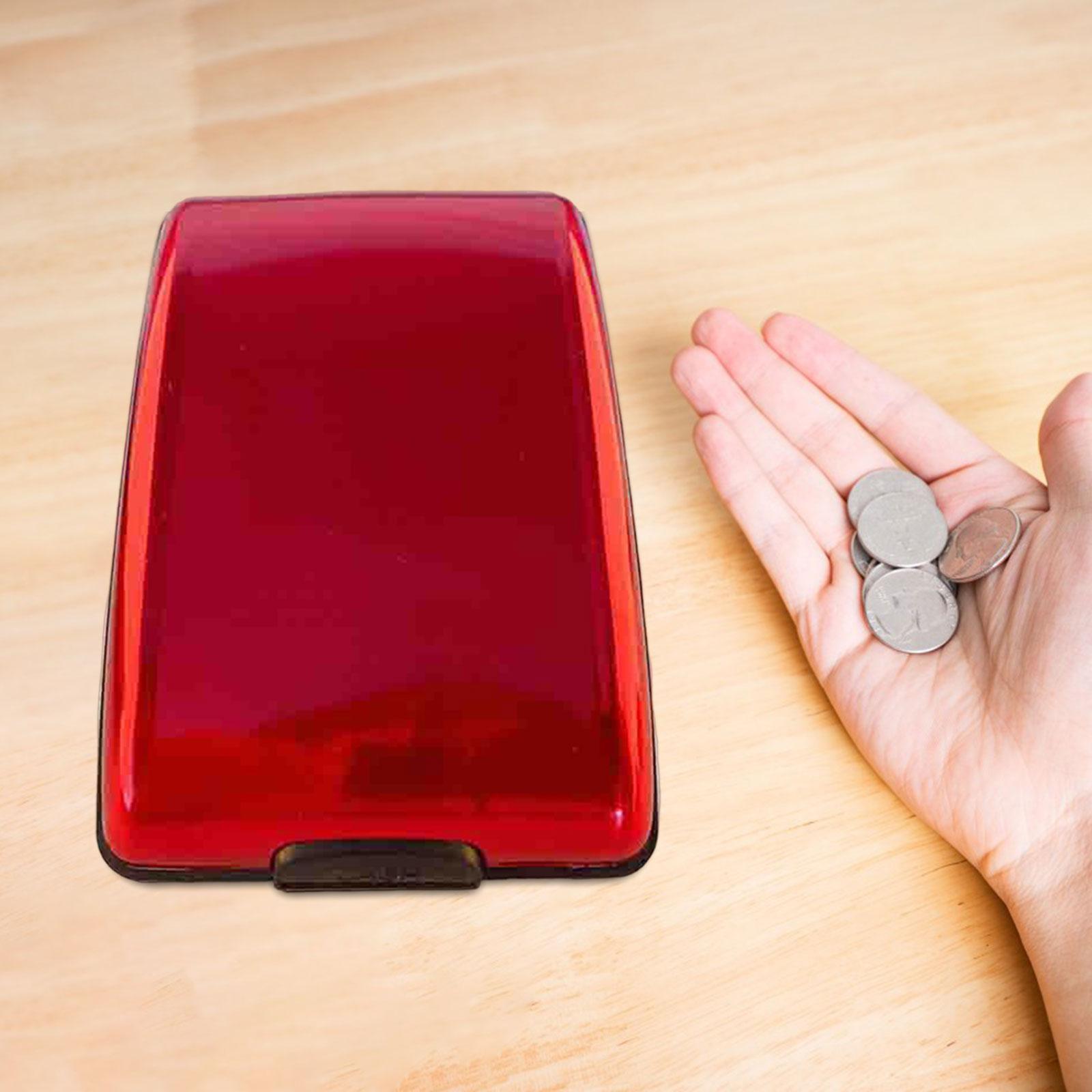 Pocket Card Holder Waterproof Casual Durable Aluminum Wallet Cards Organizer