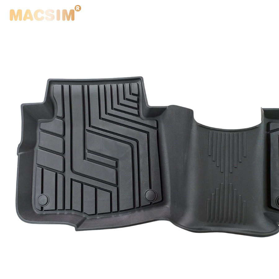 Thảm lót sàn xe ô tô Subaru outback 2020 Nhãn hiệu Macsim chất liệu nhựa TPE cao cấp màu đen.
