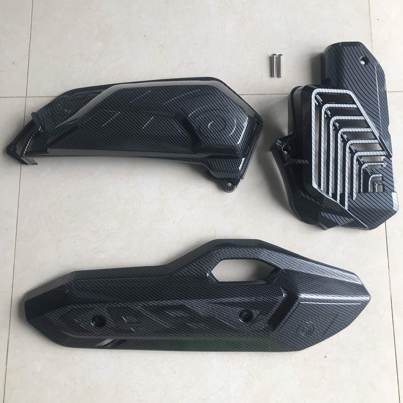 COMBO BỘ ỐP PHỤ KIỆN TRANG TRÍ DÙNG CHO XE AB 2022 2023 - 125 160cc CACBON