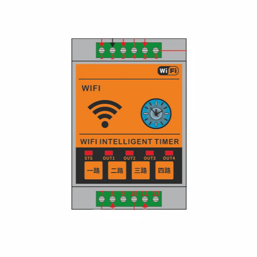 Công Tắc Cảm Biến 2 Đầu Dò Nhiệt Độ Relay 10A Wifi T.u.y.a FND-01