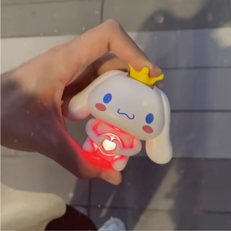 Đồ Chơi l Hình Cinnamoroll Trái Tym Phát Sáng Trong Đêm