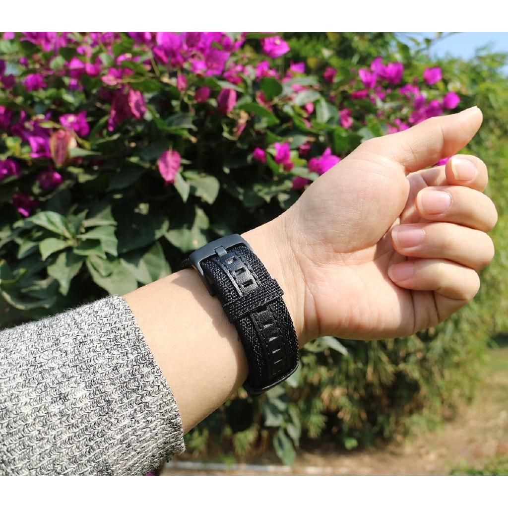 Dây đeo sợi nylon thể thao cho đồng hồ thông minh Huami Amazfit GTS 2e GTS2 mini GTS3