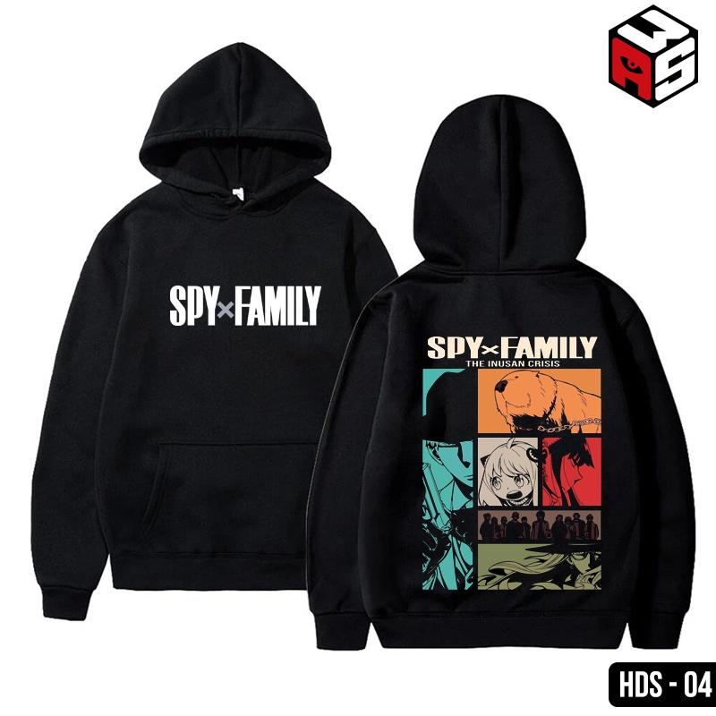 Áo hoodie spy x family, áo hoodie in hình anime spyxfamily Loid, Yor, Anya Forger mẫu mới