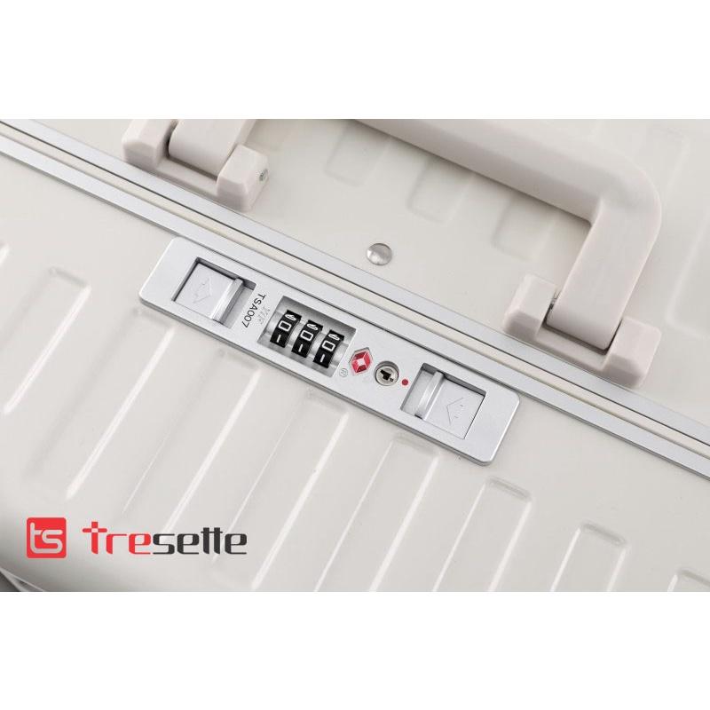 Vali khóa sập Cao Cấp thời trang nhập khẩu Hàn Quốc TRESETTE 2326 Cổng Sạc USB Sang Trọng