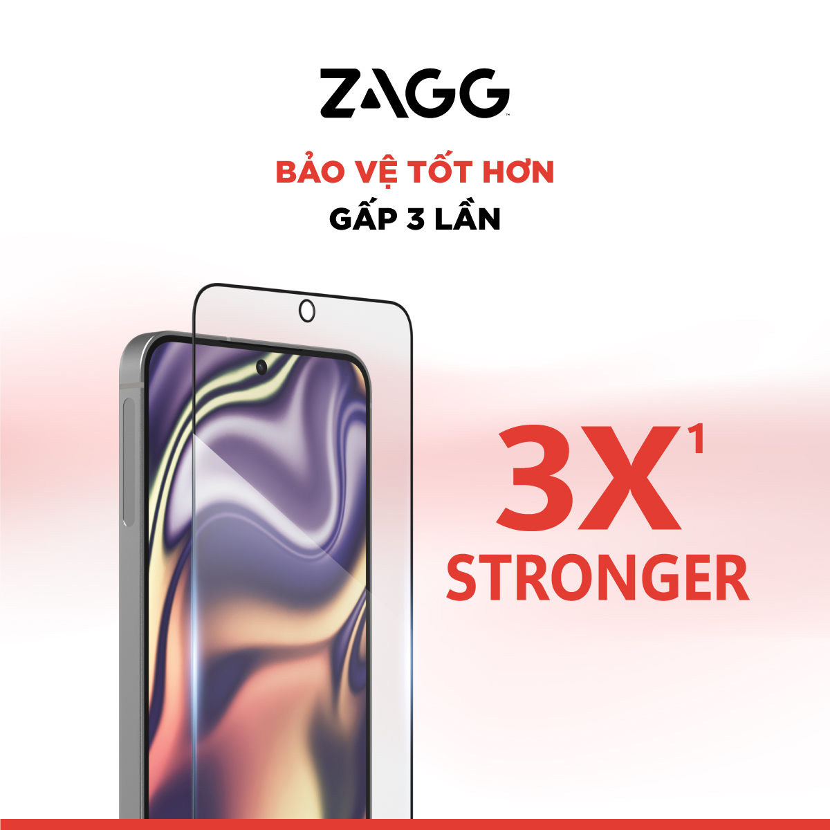 Kính cường lực ZAGG Glass Plus Edge B cho Samsung S25 Ultra, S25 Plus- Nhận vân tay, Kèm khung hỗ trợ dán_ Hàng Chính Hãng