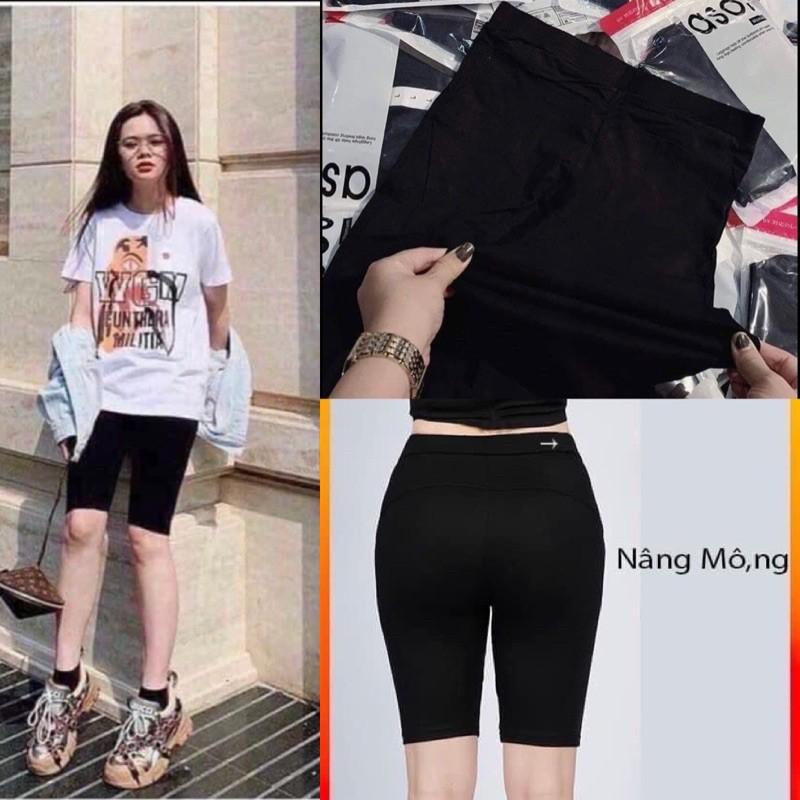 Quần legging lửng nâng mông