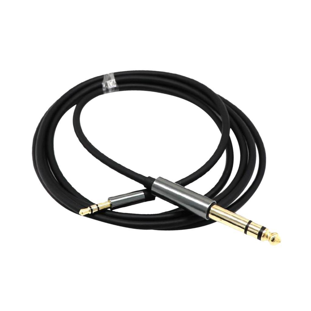3.5mm 1/8" Male to 6.35mm 1/4" Male TRS Stereo Audio Cable
