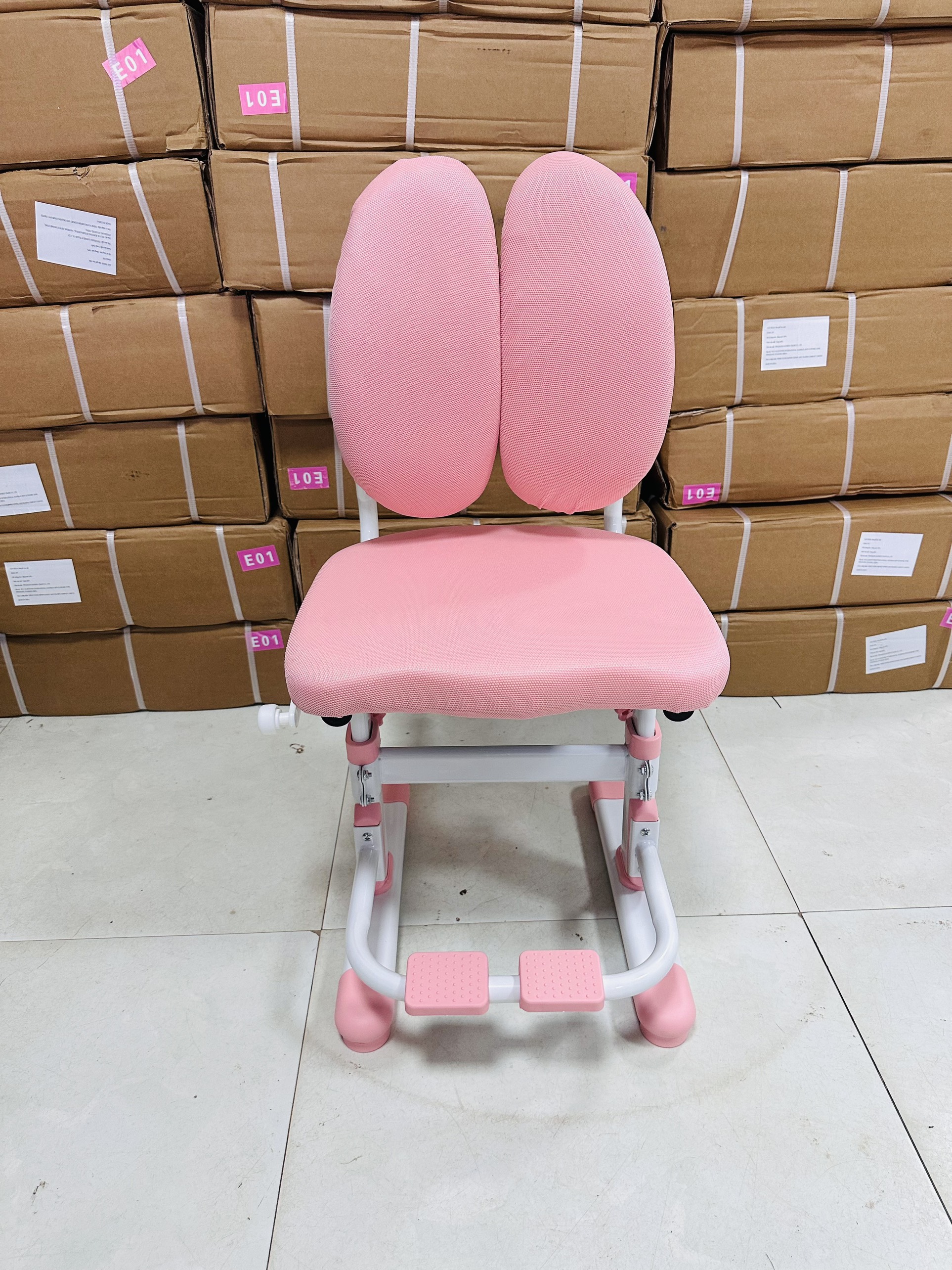 [Tặng bọc ghế ] Ghế chống gù trẻ em thông minh G04, ghế điều chỉnh tay quay dễ dàng, kèm bệ để chân cho bé