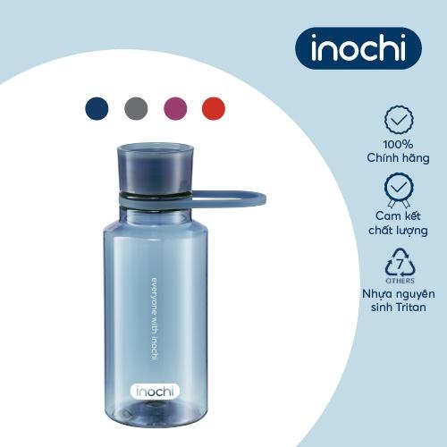 Bình nước Inochi - Kita Slim 350ml màu Ghi sữa/Hồng sen/Xanh chàm/Cam sữa