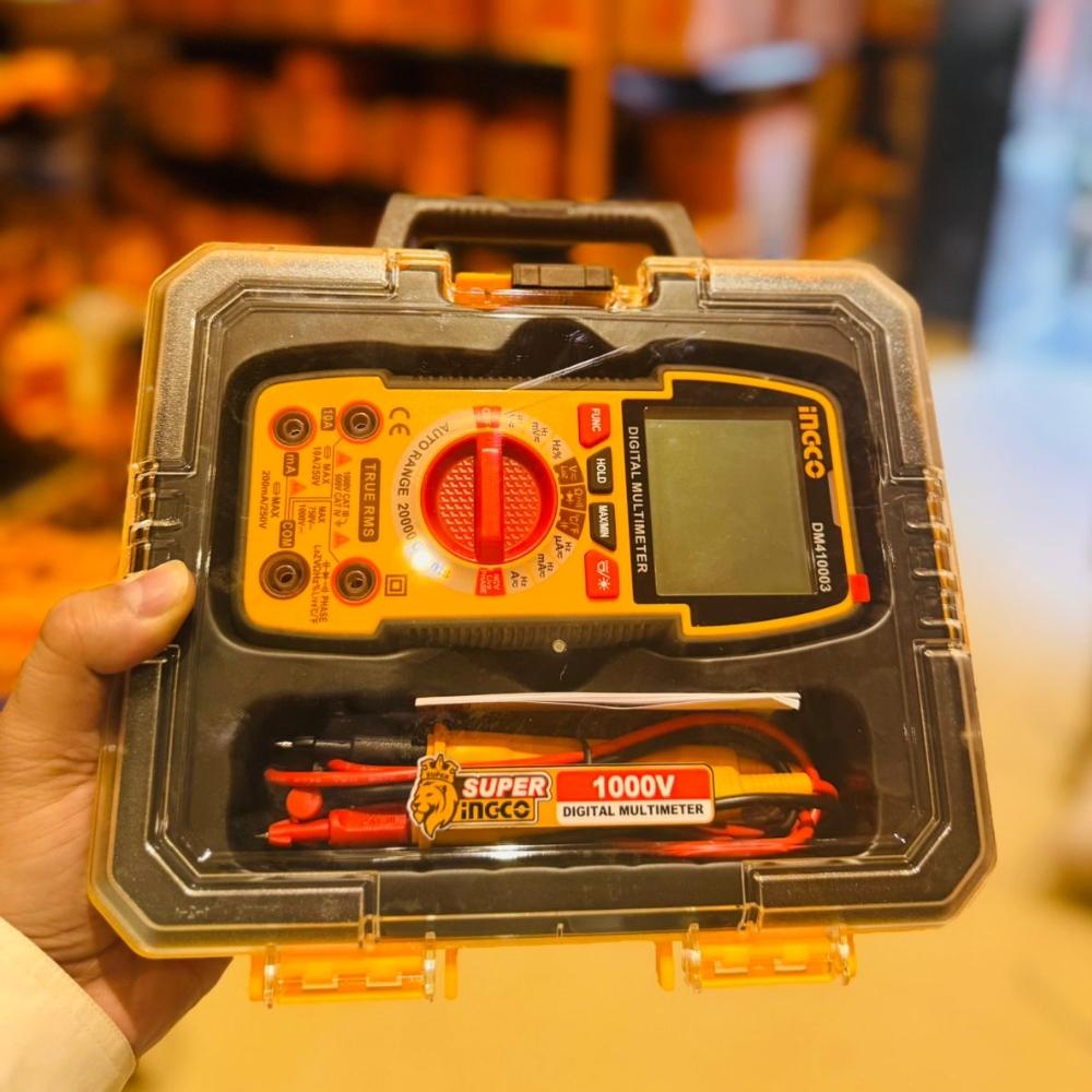ĐỒNG HỒ VẠN NĂNG KỸ THUẬT SỐ 1000V 20000 SỐ ĐẾM TỰ ĐỘNG 2.0000V INGCO DM410003 - HÀNG CHÍNH HÃNG