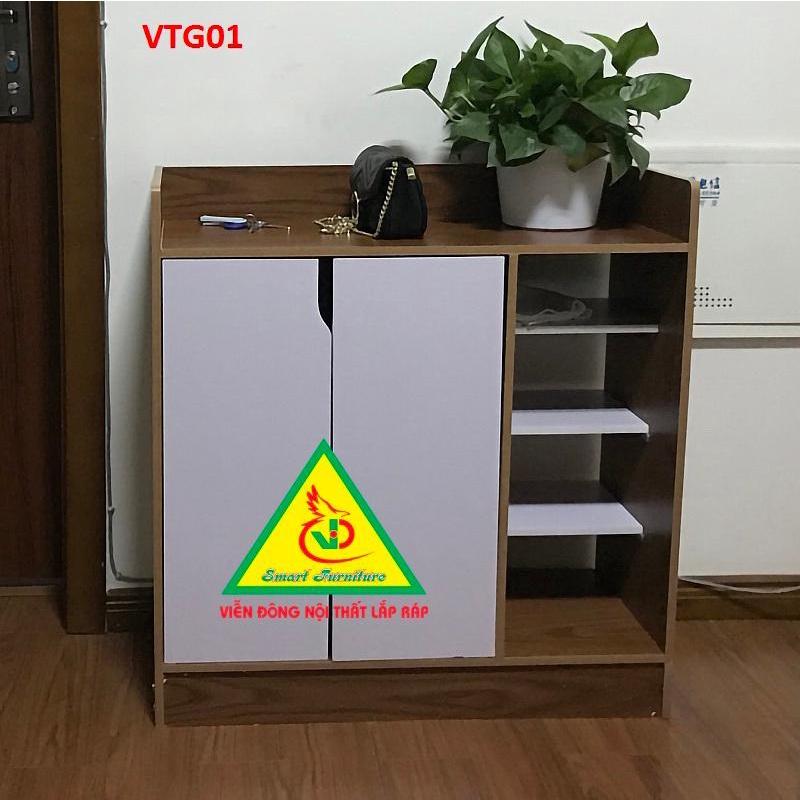 Tủ Giày Hiện Đại Nhiều Ngăn Để Giày, Tiết Kiệm Diện Tích VTG01- Nội thất lắp ráp Viendong Adv