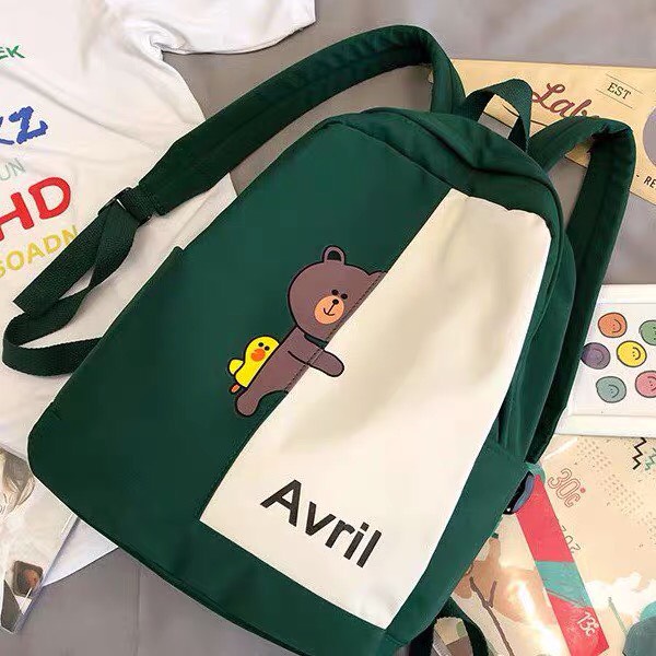 Balo gấu 2 màu siêu xinh, cute. chống thấm nước tốt.