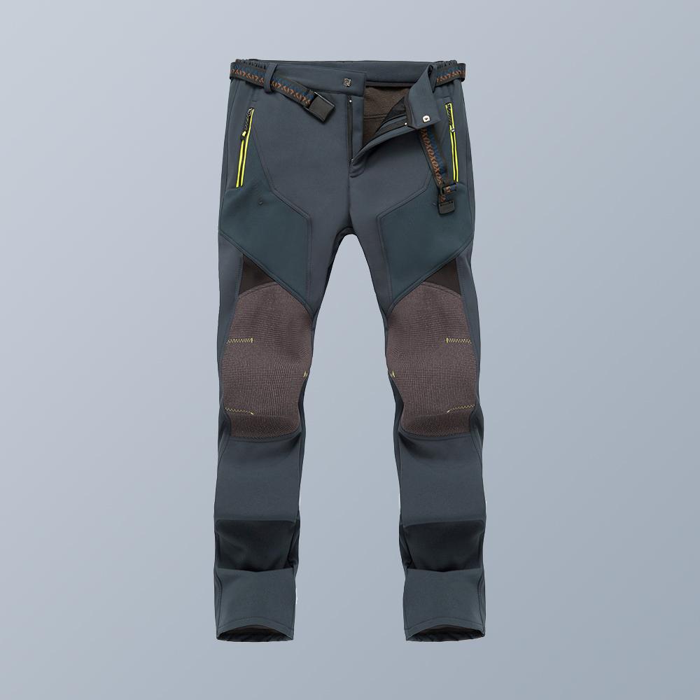 Quần dài leo núi cho nam có dây kéo với túi kéo không thấm nước dùng cắm trại ngoài trời