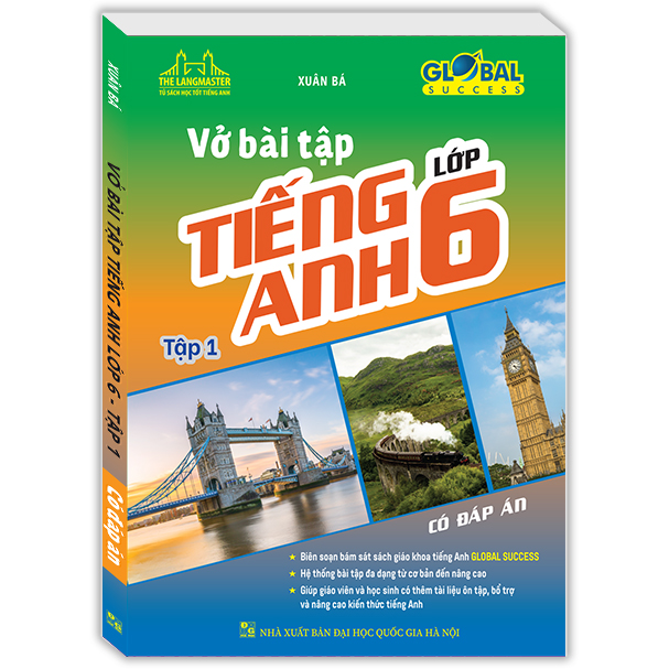 GLOBALL SUCESS - Vở bài tập tiếng anh lớp 6 tập 1 (có đáp án)