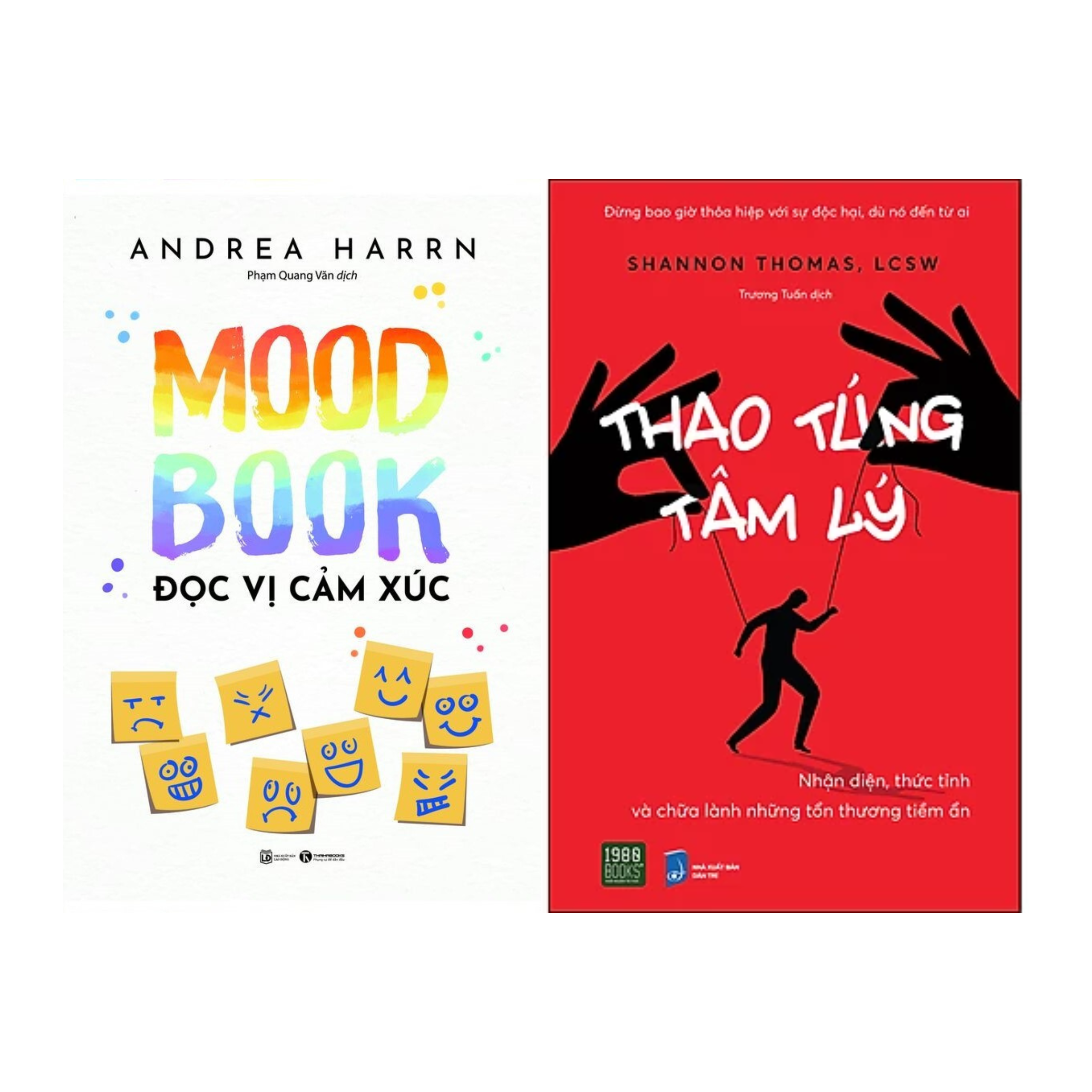 Combo 2Q Sách Tư Duy - Kĩ Năng Sống : Mood Book - Đọc Vị Cảm Xúc +  Thao Túng Tâm Lý