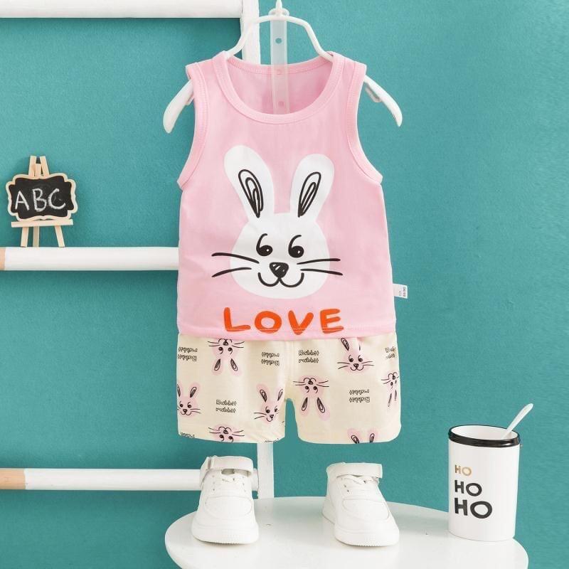 Bộ ba lỗ cotton cao cấp cho bé trai bé gái