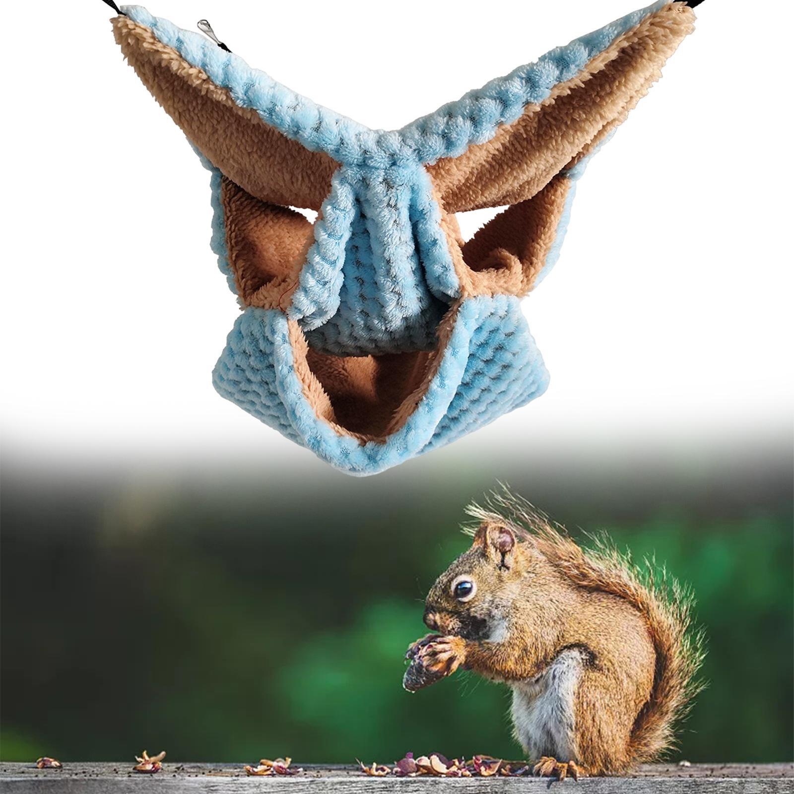 Triple Pet Cage Hanging Hammock Ferret Bedding Hamster Swinging Bed for Chinchilla