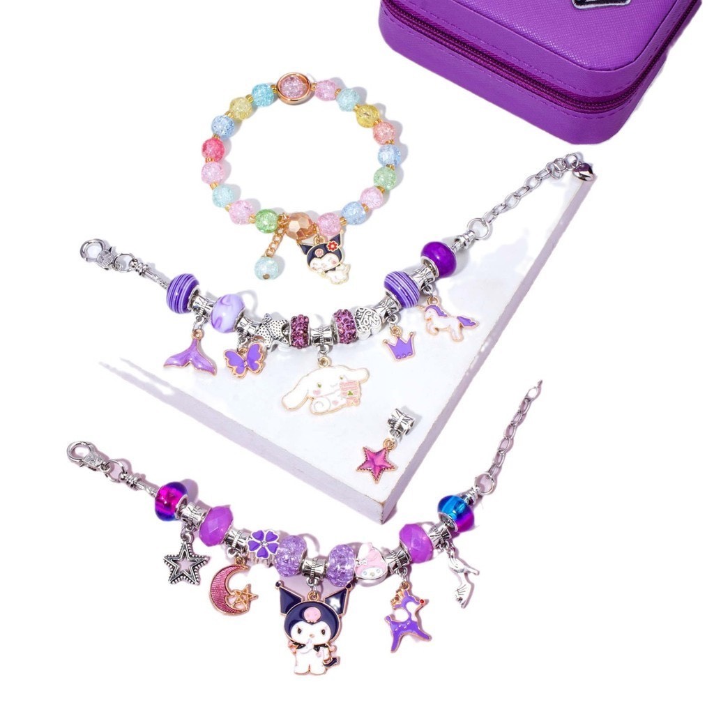 Đồ Chơi Hộp Charm Vòng Tay, Đa dạng Charm Siêu Dễ Thương Có Túi Hộp Tiện Lợi, Quà Tặng Cho Bé Gái