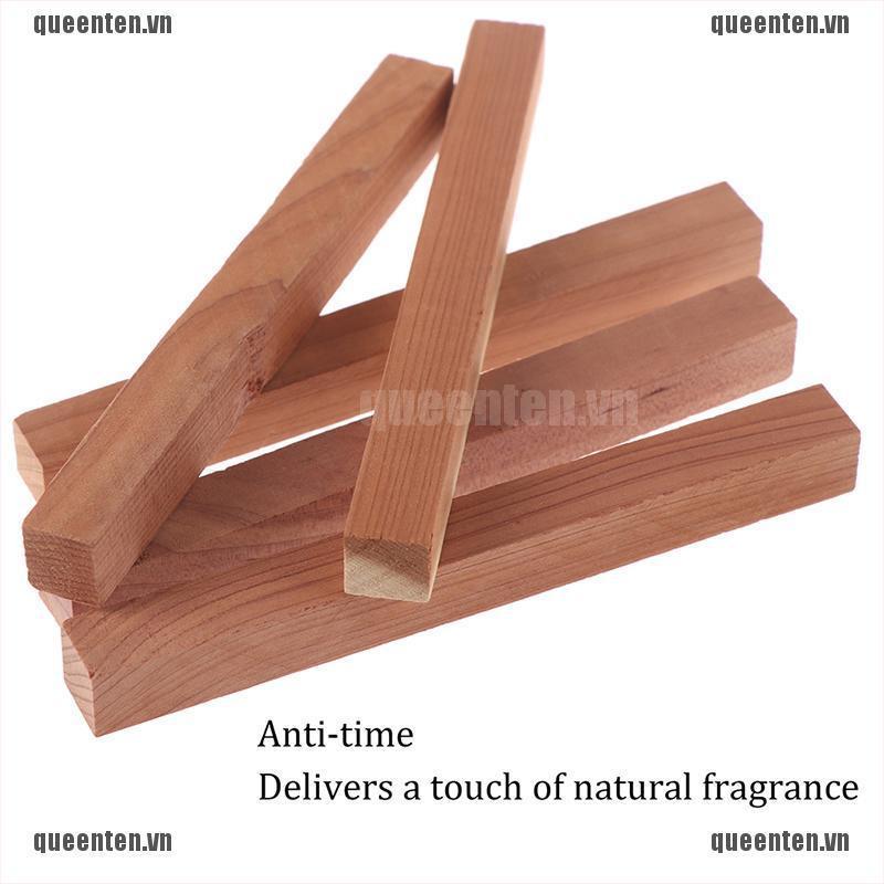 5PCS Wardrobe Clothes Drawer Mildew Camphor Bug Cedar Wood Anti-moisture Moth QUVN