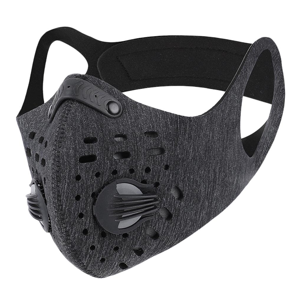 Motorcycle Cycling Half Face Mask with Filter Activated Carbon Mask