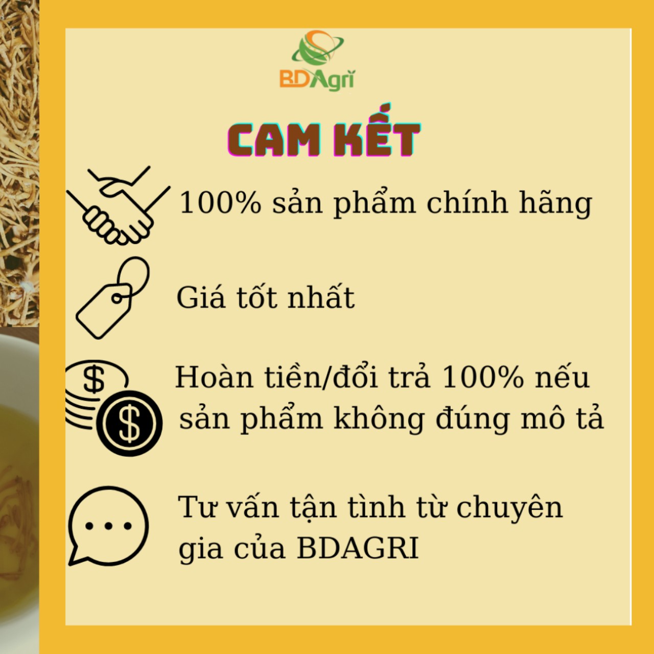 ĐÔNG TRÙNG HẠ THẢO BDAGRI SẤY THĂNG HOA CHẤT LƯỢNG